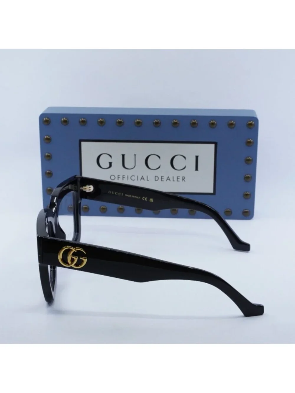 Gucci GG1549O 001 Square Eyeglasses 52mm - Black